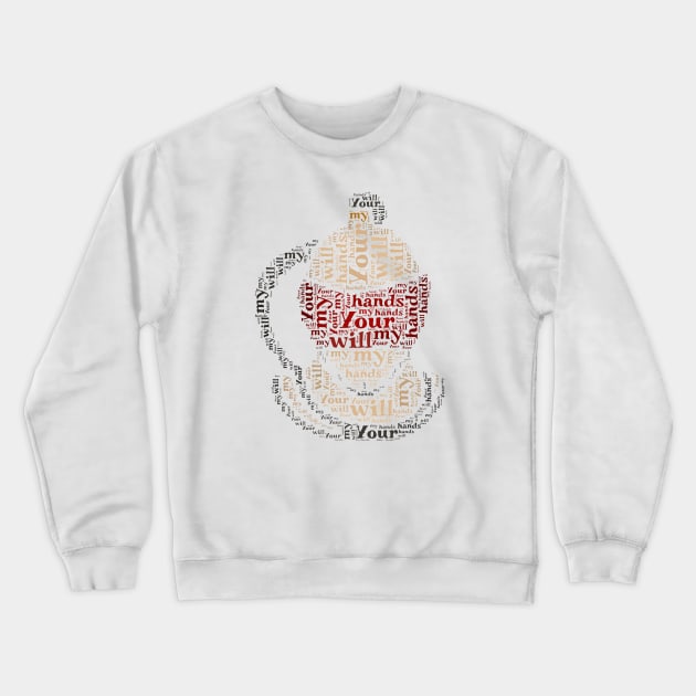 Lee Sin Typography Crewneck Sweatshirt by GramophoneCafe